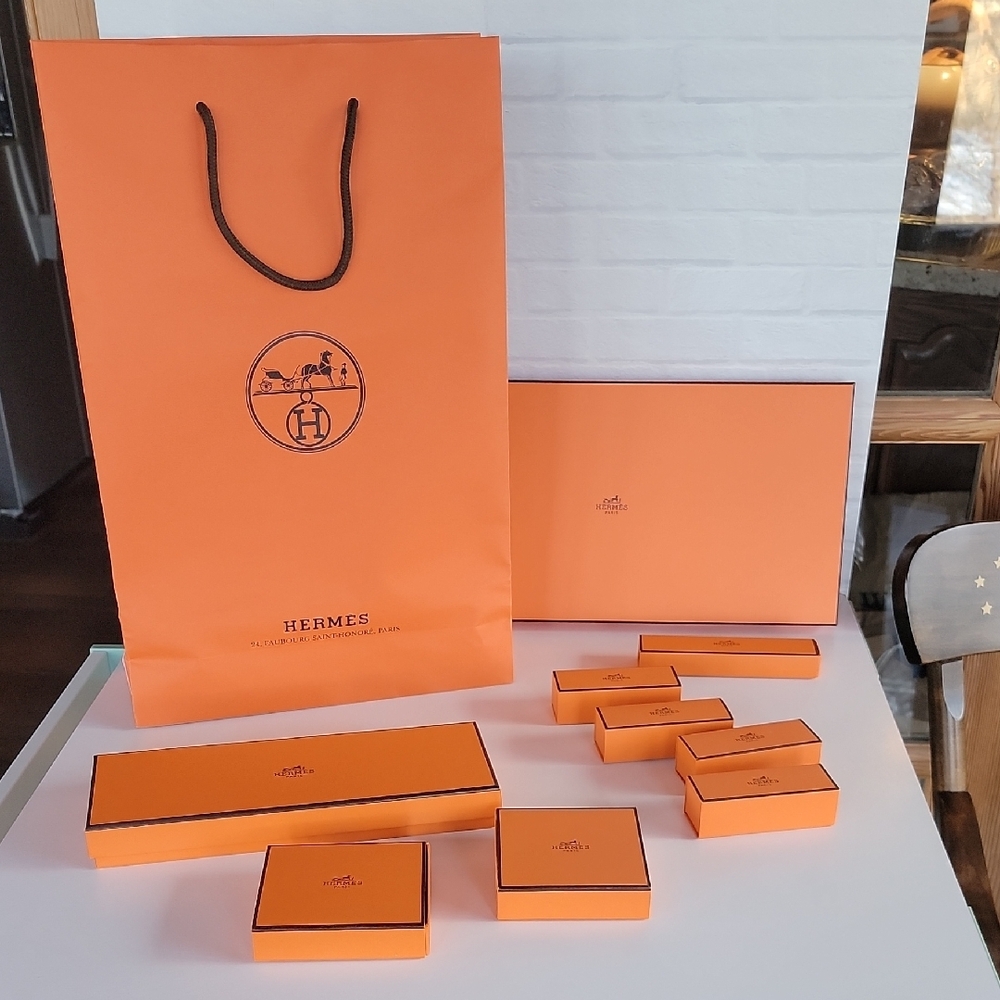 Hermès Orange Gift Box Set